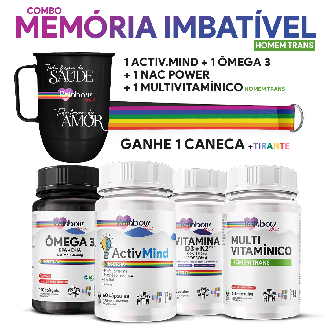 Kit Memória Imbatível (Homem Trans)