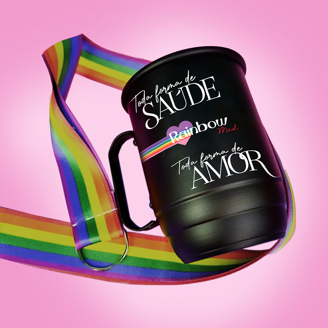 Caneca Rainbow + Tirante