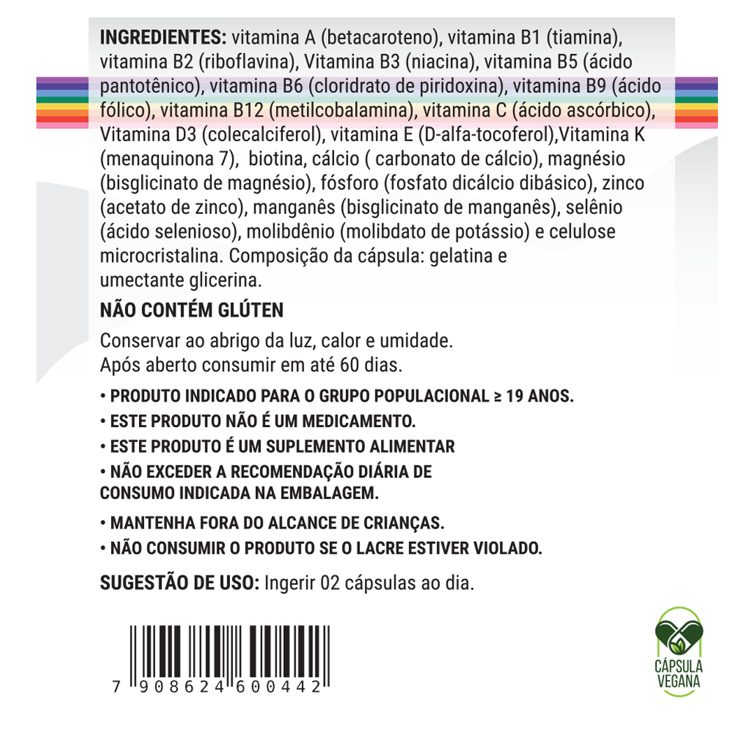 Multivitamínico Mulher Trans - Rainbow