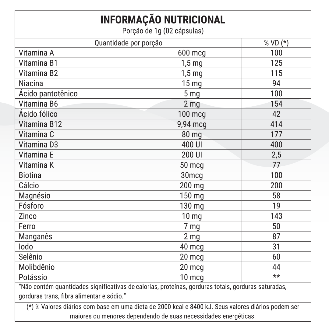 Multivitamínico - Rainbow